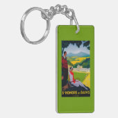 Honore Les Bains  Poster Europe Sleutelhanger (Voorkant Links)