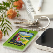 Honore Les Bains  Poster Europe Sleutelhanger (Voorkant Rechts)