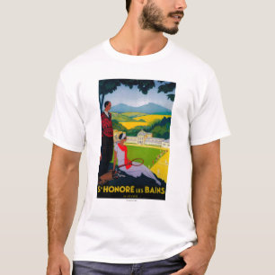 Honore Les Bains  Poster Europe T-shirt