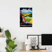 Honore Les Bains Vintage PosterEurope Poster (Thuiskantoor)