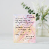 Honored Grandmoeder Bedankt and Appreciation Kaart (Staand voorkant)