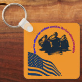 Honored in Valor orange Sleutelhanger (Voorkant)