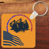 Honored in Valor orange Sleutelhanger (Achterkant)