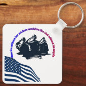 Honored in Valor Sleutelhanger (Achterkant)