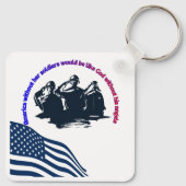 Honored in Valor Sleutelhanger (Achterkant)