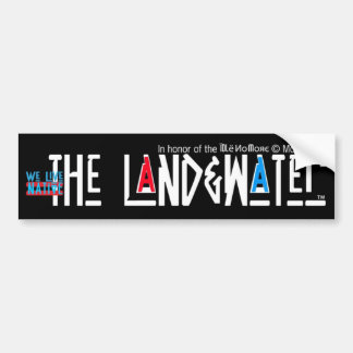 Honoreren van IdleNomore - We leven Native=Land&Wa Bumpersticker