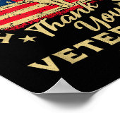 Honoring All Who Served Thank You Veterans Day Poster (Hoek)