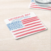 Honoring Heroes | Veterans Day Celebration Kartonnen Onderzetters (Schuin)