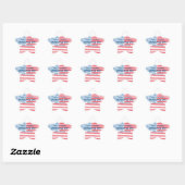 Honoring Heroes | Veterans Day Celebration Ster Sticker (Vel)