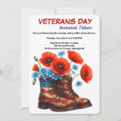 Honoring Heroes | Veterans Day Tribute Kaart (Voorkant)