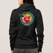 Honoring IdleNoMore Movement for Moeder Earth Hoodie (Achterkant)