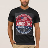 Honoring Labour Day-Classic Workers Tribute T-shir T-shirt (Voorkant)