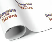 Honoring Our Heroes / Papel de Regalo Cadeaupapier (Rol Hoek)