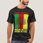 Honoring Past Inspiring Future Black History Month T-shirt (Voorkant)