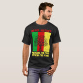 Honoring Past Inspiring Future Black History Month T-shirt (Voorkant volledig)