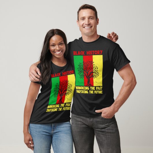 Honoring Past Inspiring Future Black History Month T-shirt (Unisex)