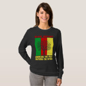 Honoring Past Inspiring Future Black History Month T-shirt (Voorkant volledig)