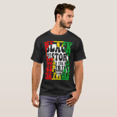 Honoring Past Inspiring Future I Am Black History T-shirt (Voorkant volledig)