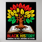 Honoring Past Inspiring Future Tree Book Black His Poster (Voorkant)