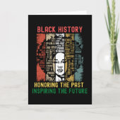 Honoring The Past Inspiring Future Black History Kaart (Voorkant)