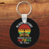 Honoring The Past Inspiring The Future Black Histo Sleutelhanger (Voorkant)