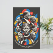 Honoring The Past, Inspiring The future Briefpapier (Staand voorkant)