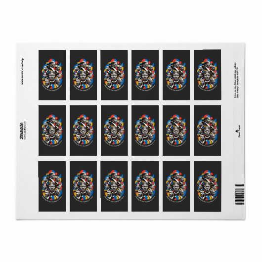 Honoring The Past, Inspiring The future Etiket (Full Sheet)