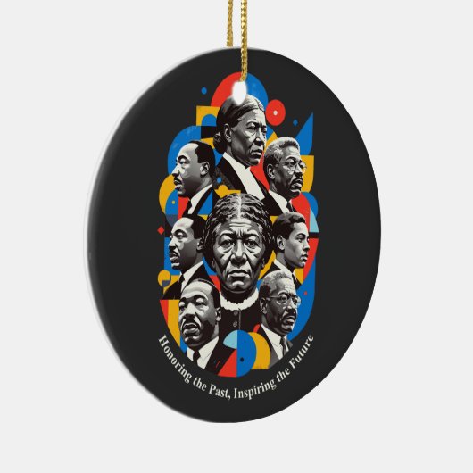 Honoring The Past, Inspiring The future Keramisch Ornament (Rechts)