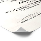 Honors College of Universiteit Diploma Replica Poster (Hoek)