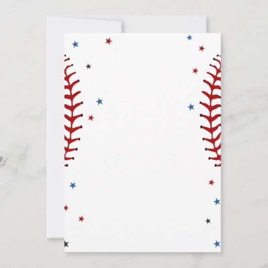 Honours Beste Nieuwe Honkballer 1e Verjaardag Kaart (Achterkant)