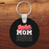 Honours moeder honkbal klas van honkbal mama moede sleutelhanger (Voorkant)