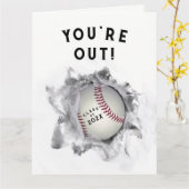 honoursbasebal kaart (Gele Bloem)