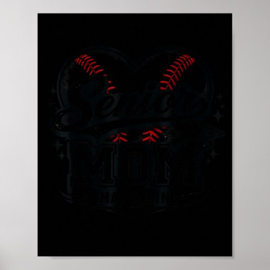 Honoursbaseball moeder 2026 de laatste inning blij poster (Voorkant)