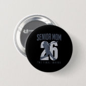 Honoursbaseball moeder 2026 laatste inning mama kl ronde button 5,7 cm (Voorkant /achterkant)