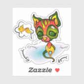 Honry Cat Sticker (Vel)