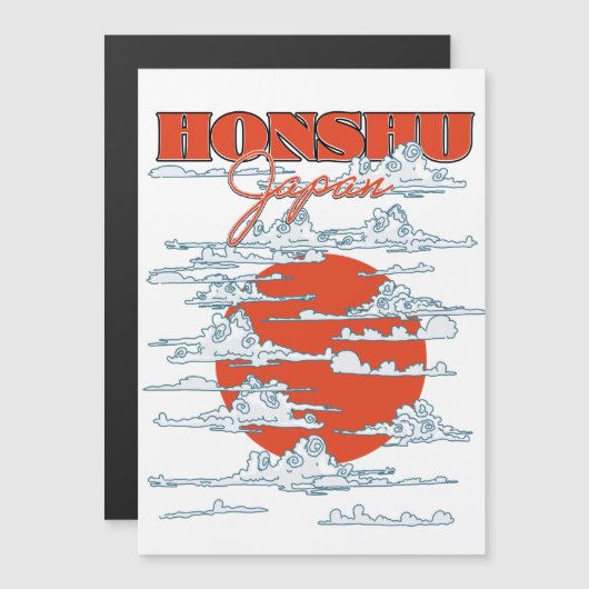 Honshu Japan reisposter (Voorkant / Achterkant)