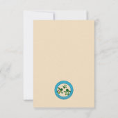 Honu Baby BOY Zee TURTLE Bedankt FLAT Blauw #281 (Achterkant)