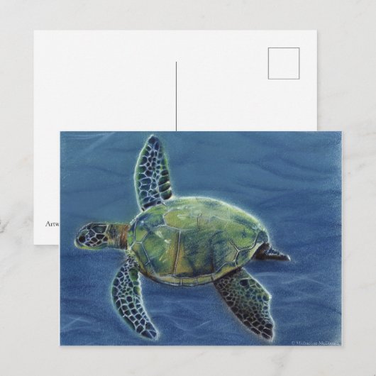 Honu Briefkaart (Voorkant / Achterkant)
