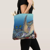 Honu (Groene Zee schildpad) Tote Bag (Dichtbij)