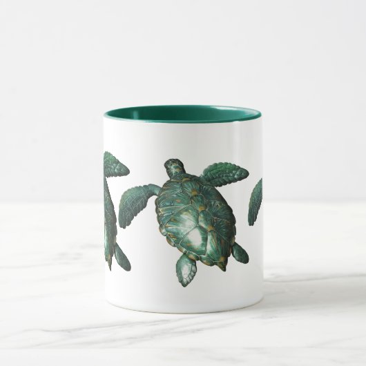 Honu - Groene Zee Turtle Mok (Midden)