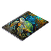 Honu Haven Glas in lood Water Notitieboek (Linkerzijde)