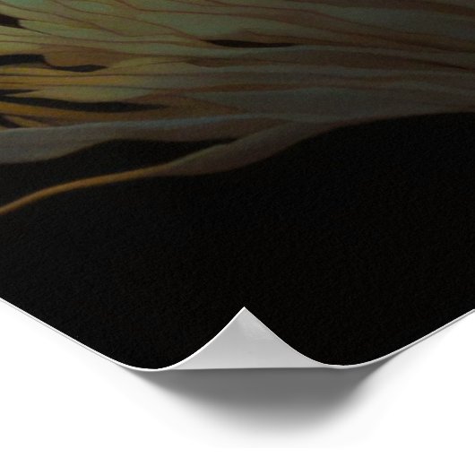 Honu Haven Glas in lood Water Poster (Hoek)