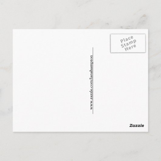 Honu, Hawaiian Green Zee Turtle, Oahu, North Shore Briefkaart (Achterkant)