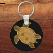 Honu Hawaiian Map Sleutelhanger (Voorkant)