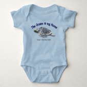 Honu Hawaiian Sea Turtle “Ocean is my Home” Romper (Voorkant)