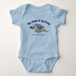 Honu Hawaiian Sea Turtle “Ocean is my Home” Romper