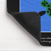 Honu Hawaiian Seaturtle Mousepad Muismat (Hoek)