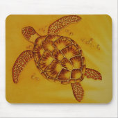 Honu in Gold Tropical Zee Turtle Muismat (Voorkant)