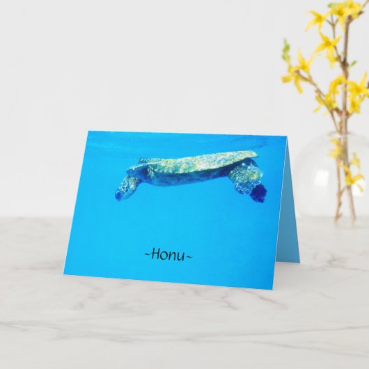Honu Kaart (Gele Bloem)