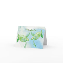 Honu Pair Thank you cards